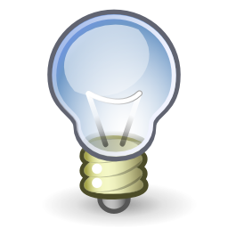 Download free bulb information icon